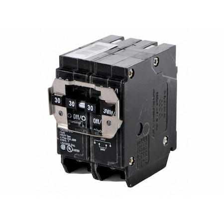 Eaton Circuit Breaker, BR Series, 30A, 4 Pole, 120/240V AC, 10kA BQ230230